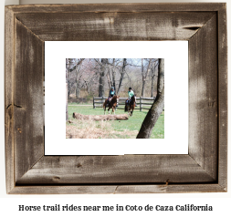 horse trail rides near me in Coto de Caza, California